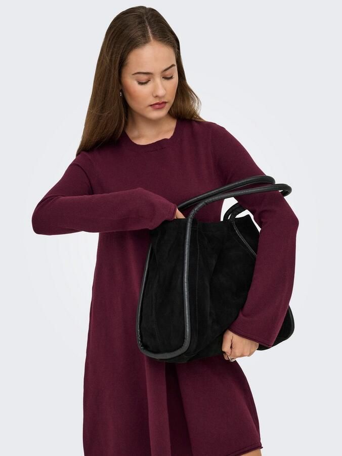 Only Midi-jurk ONLAMALIO LIFE LS ONECK DRESS KNT - Foto 2