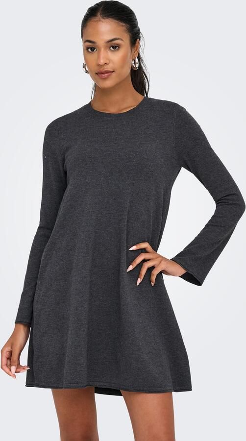 Only Midi-jurk ONLAMALIO LIFE LS ONECK DRESS KNT - Foto 6