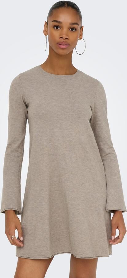 Only Midi-jurk ONLAMALIO LIFE LS ONECK DRESS KNT - Foto 6