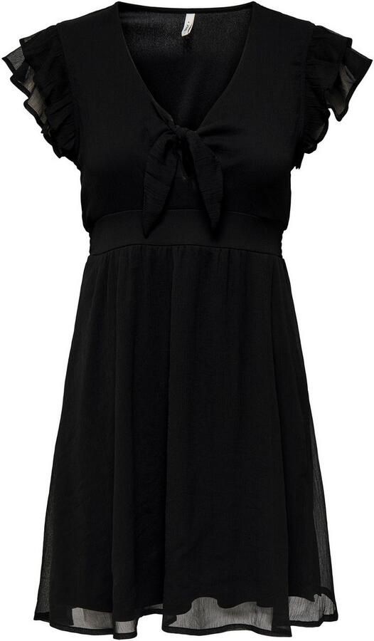 Only Midi-jurk ONLASTA LIFE S S PEEKABOO DRESS WVN - Foto 4