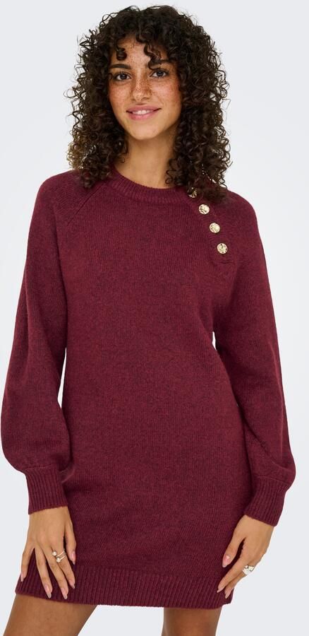 Only Midi-jurk ONLEMMA LIFE LS BUTTON ONEC DRESS CC KNT - Foto 6