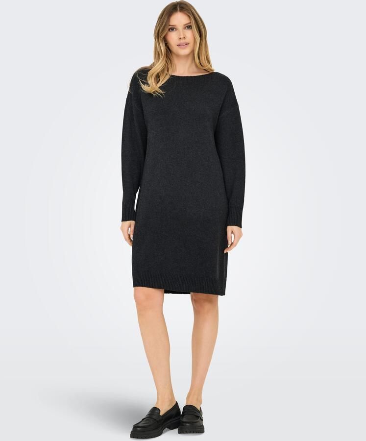 Only Midi-jurk ONLGLORIA LS BOATNECK DRESS EX KNT - Foto 5