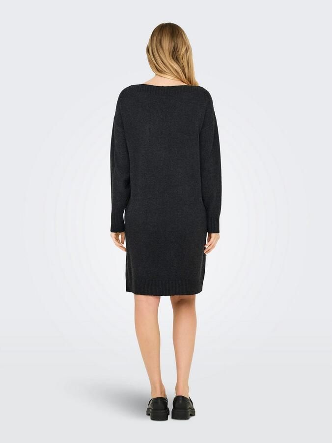 Only Midi-jurk ONLGLORIA LS BOATNECK DRESS EX KNT - Foto 2