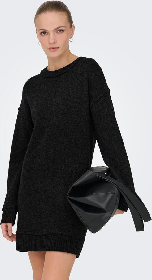 Only Midi-jurk ONLHAZEL LS O-NECK DRESS BF KNT - Foto 3