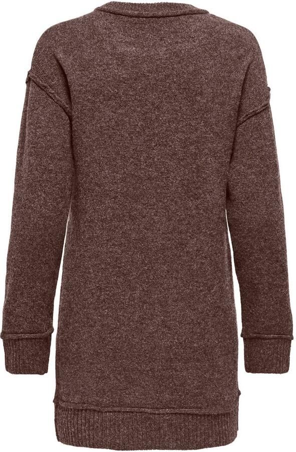 Only Midi-jurk ONLHAZEL LS O-NECK DRESS BF KNT