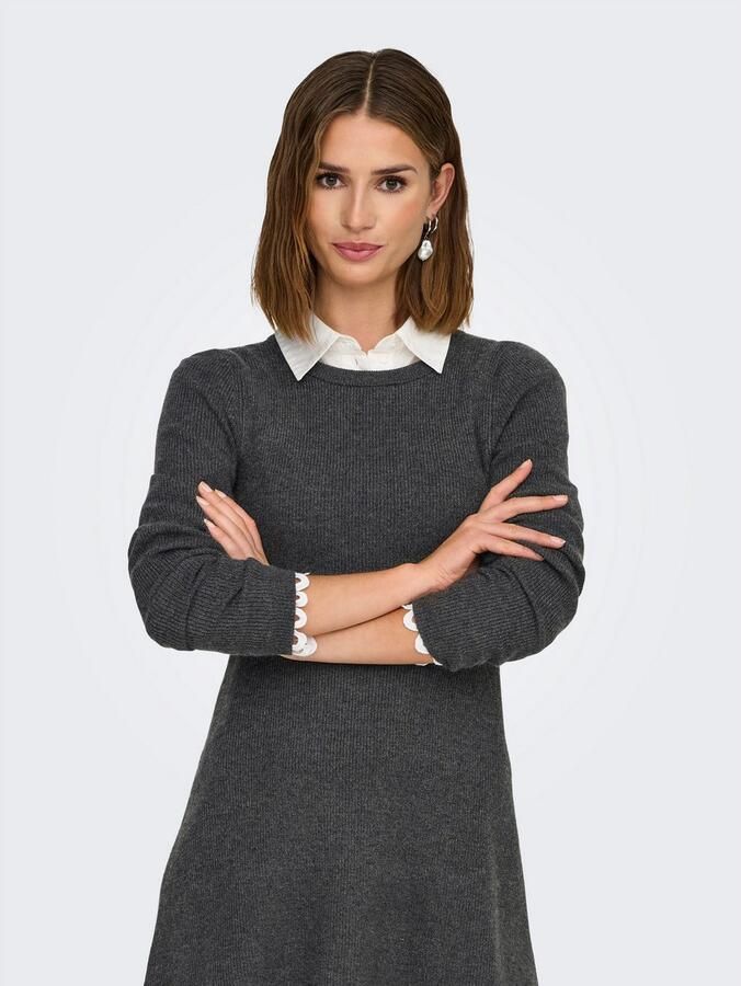 Only Midi-jurk ONLLATIA LS DRESS EX KNT - Foto 2