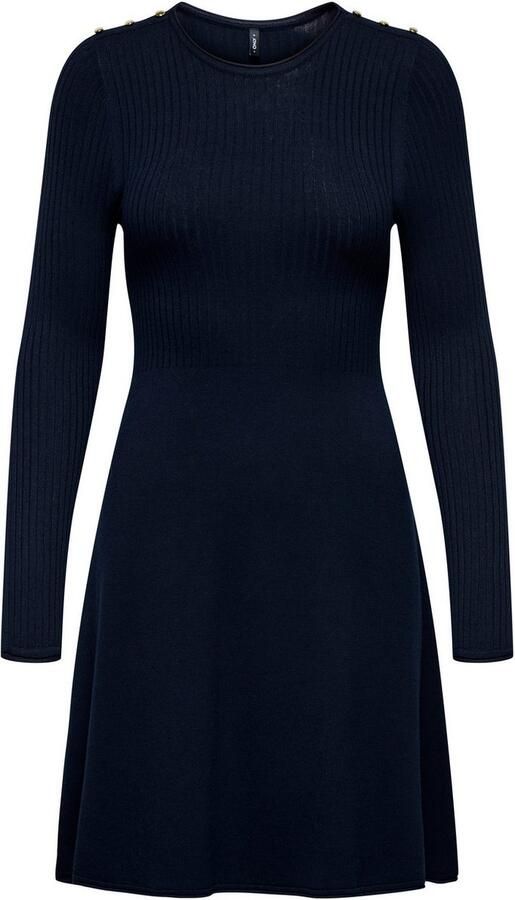 Only Midi-jurk ONLMILA SL BUTTON O-NECK DRESS EX KNT - Foto 4