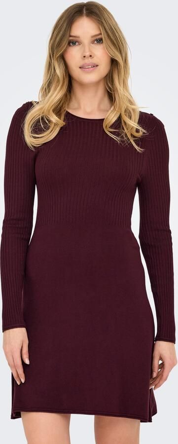 Only Midi-jurk ONLMILA SL BUTTON O-NECK DRESS EX KNT - Foto 6