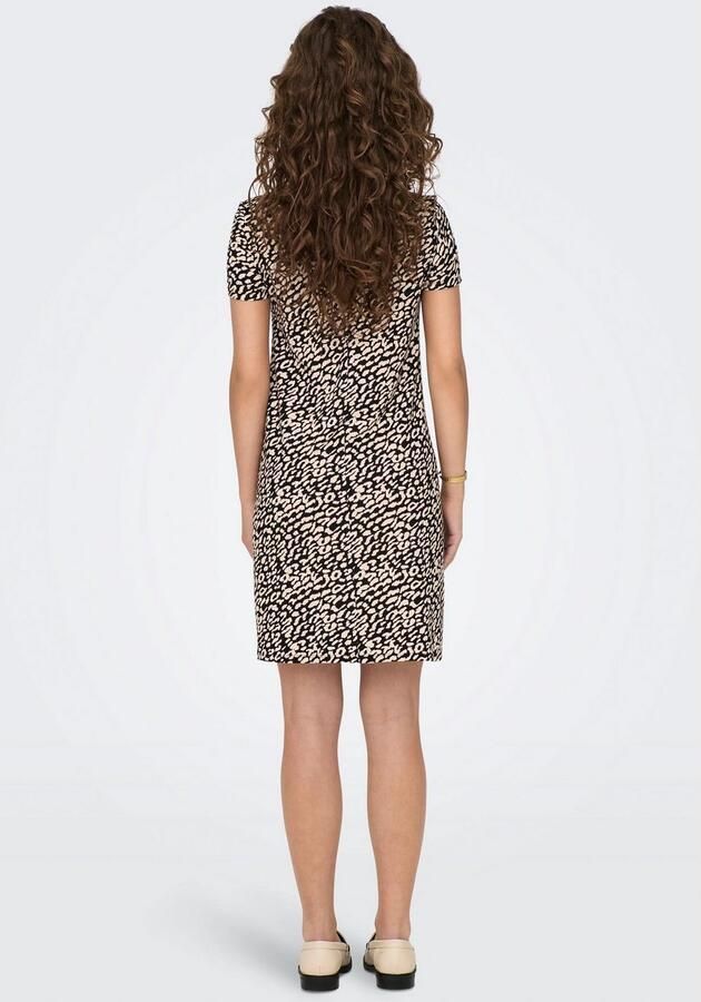 Only Uitlopende mini-jurk met all-over motief model 'BERA' - Foto 4