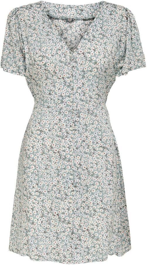 Only Regular fit mini-jurk van pure viscose model 'EVIDA' - Foto 5