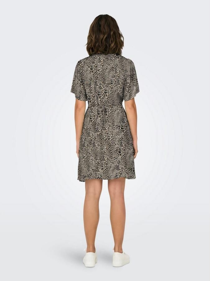 Only Regular fit mini-jurk van pure viscose model 'EVIDA' - Foto 7