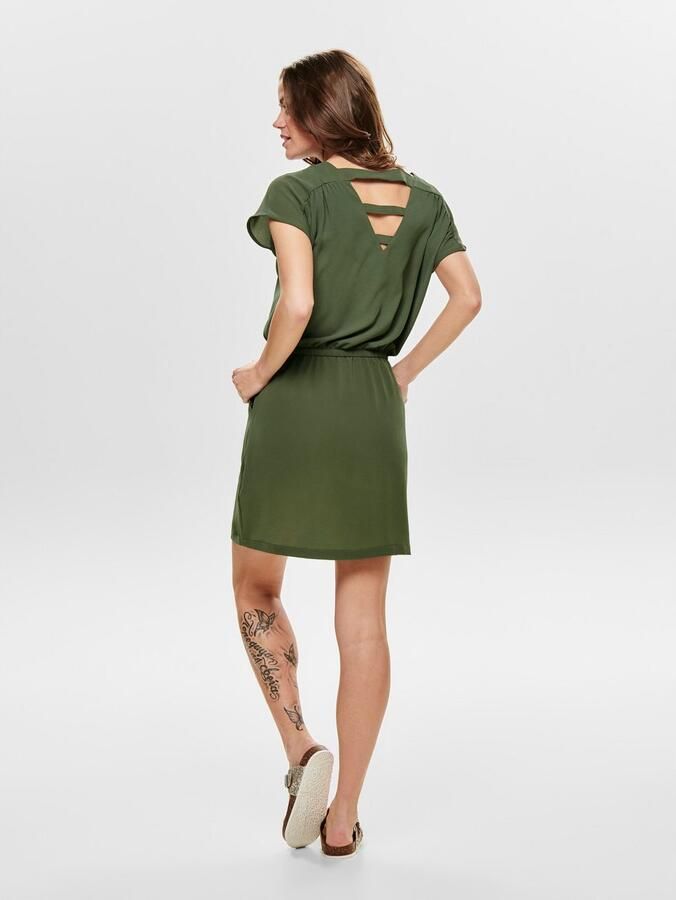 Only Mini-jurk ONLMARIANA MYRINA LIFE DRESS NOOS PTM - Foto 4