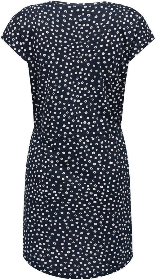 ONLY jurk ONLMAY met stippen donkerblauw wit - Foto 4