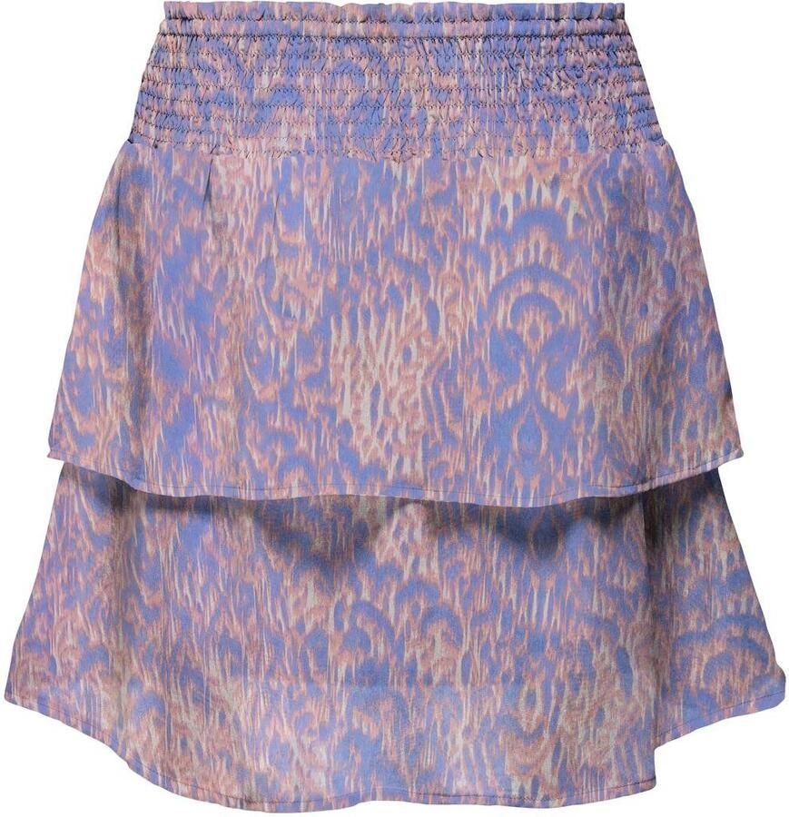 Only Minirok ONLANN STAR LAYERED SMOCK SKIRT