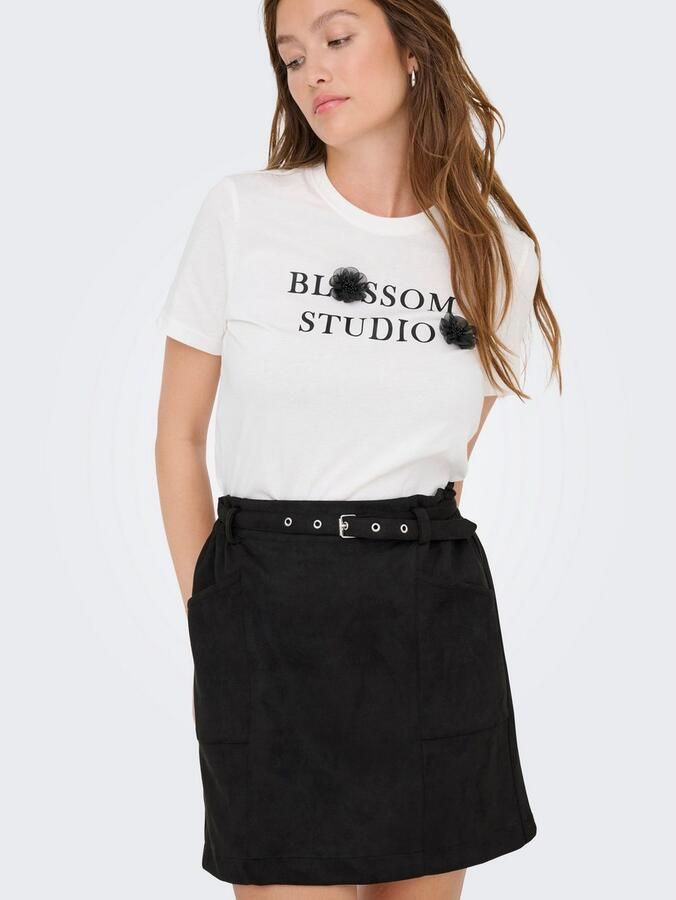 Only Minirok ONLDIANE HEIDI LIFE FAUX SUEDE SKIRT OTW - Foto 4