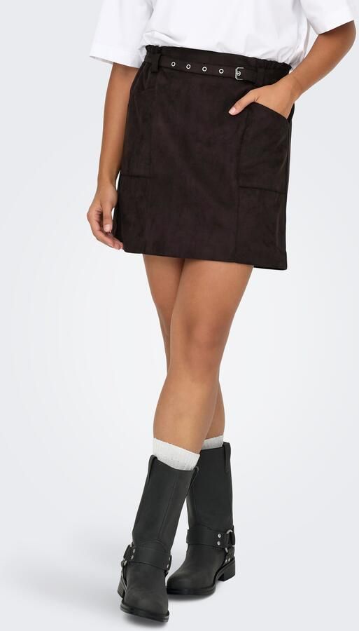 Only Minirok ONLDIANE HEIDI LIFE FAUX SUEDE SKIRT OTW - Foto 5
