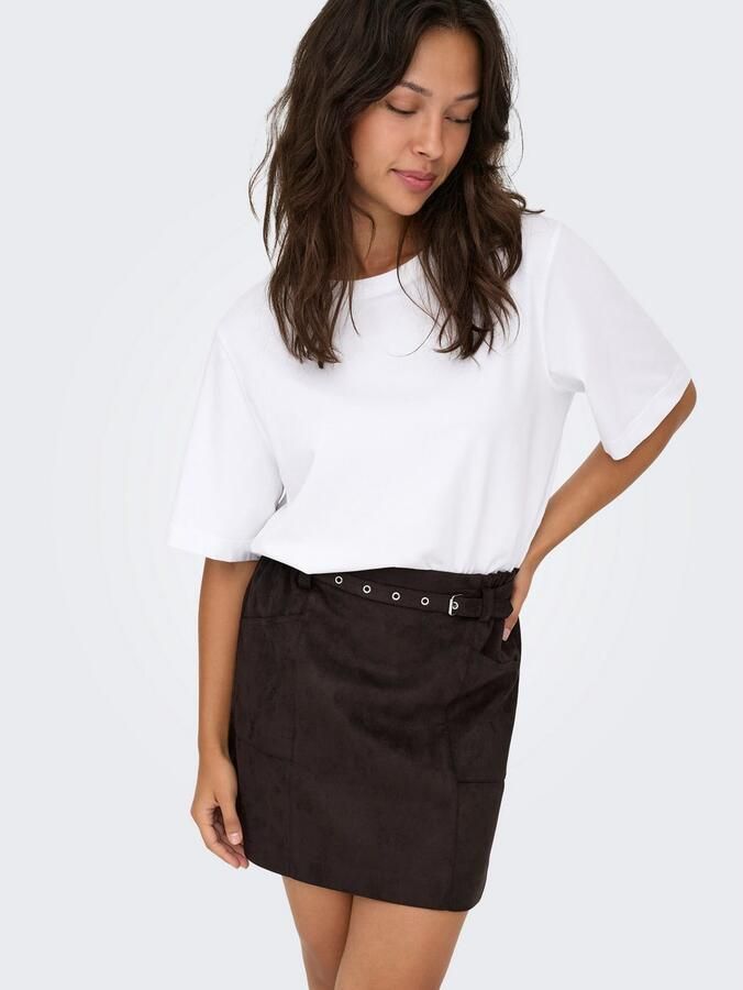 Only Minirok ONLDIANE HEIDI LIFE FAUX SUEDE SKIRT OTW - Foto 3