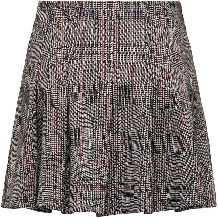 Only Uitlopende minirok met viscose model 'FINE'