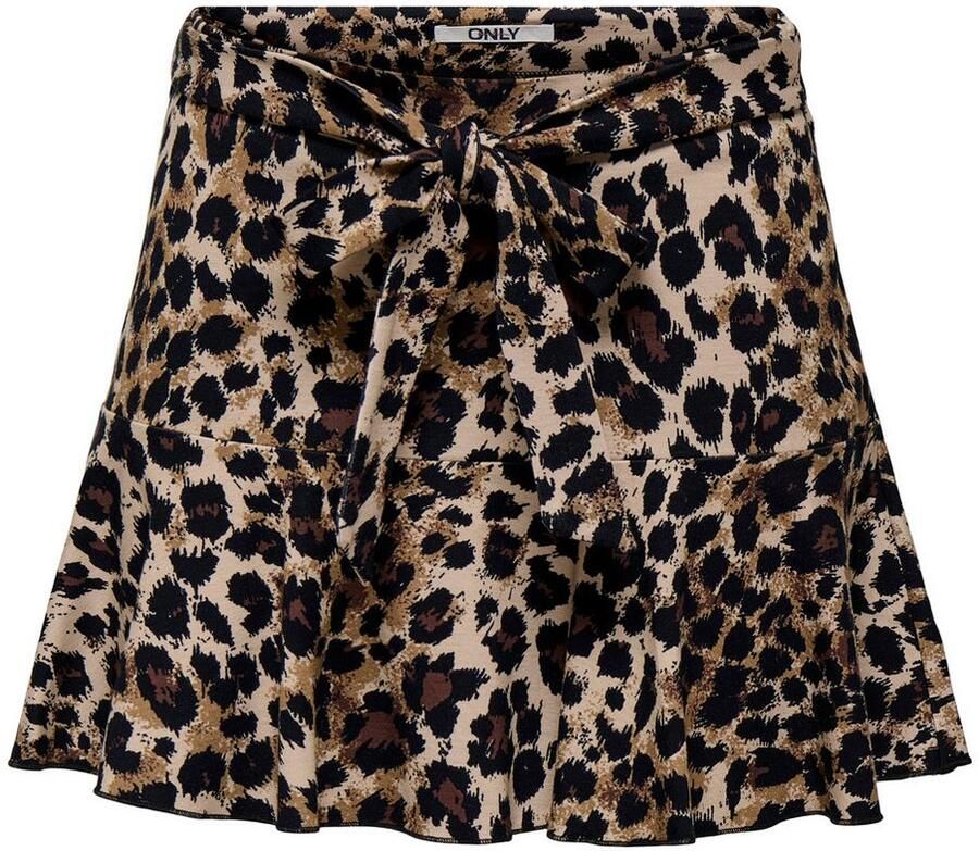 Only Minirok ONLPOPTRASH MW AOP SKATE SKIRT PNT