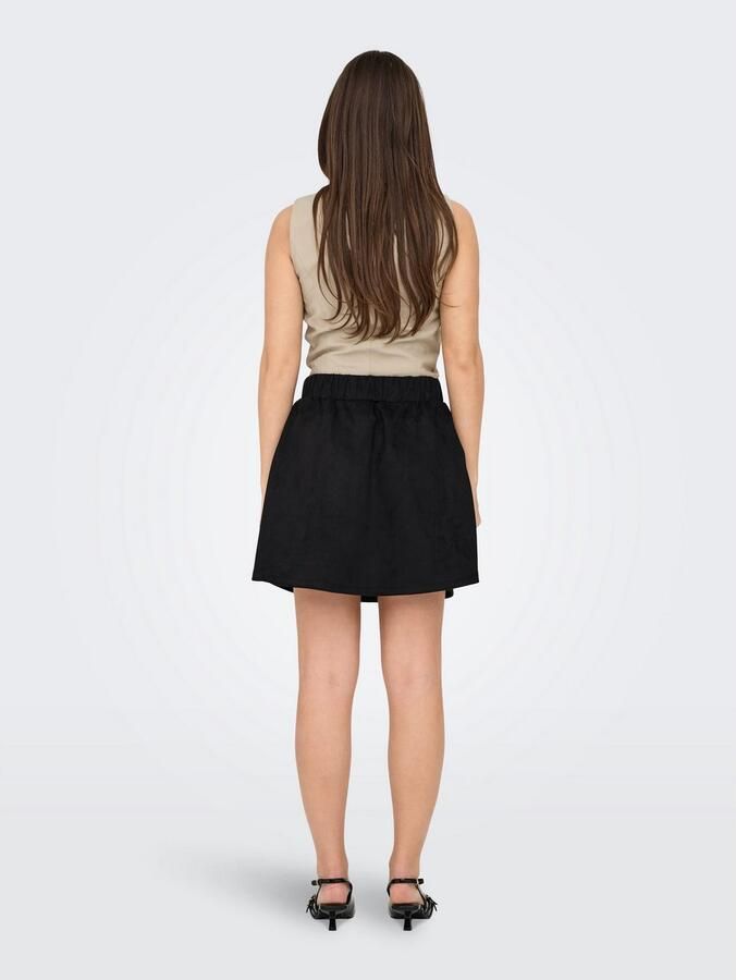 Only Minirok ONLRITA FAUX SUEDE SKATER SKIRT OTW ZL - Foto 4