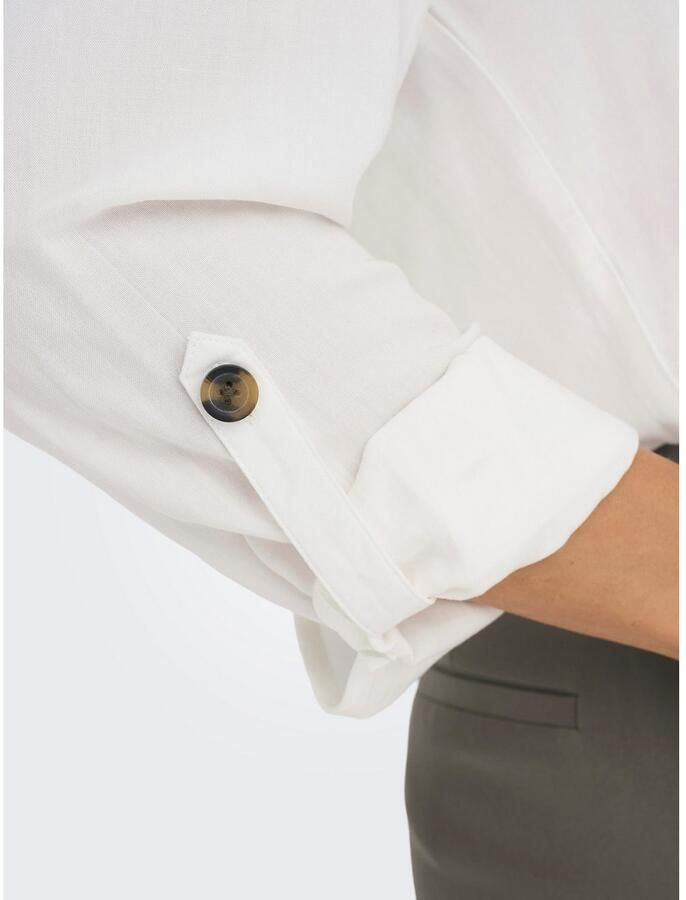 Only Blouse van viscose met verlengd rugpand model 'YASMIN'