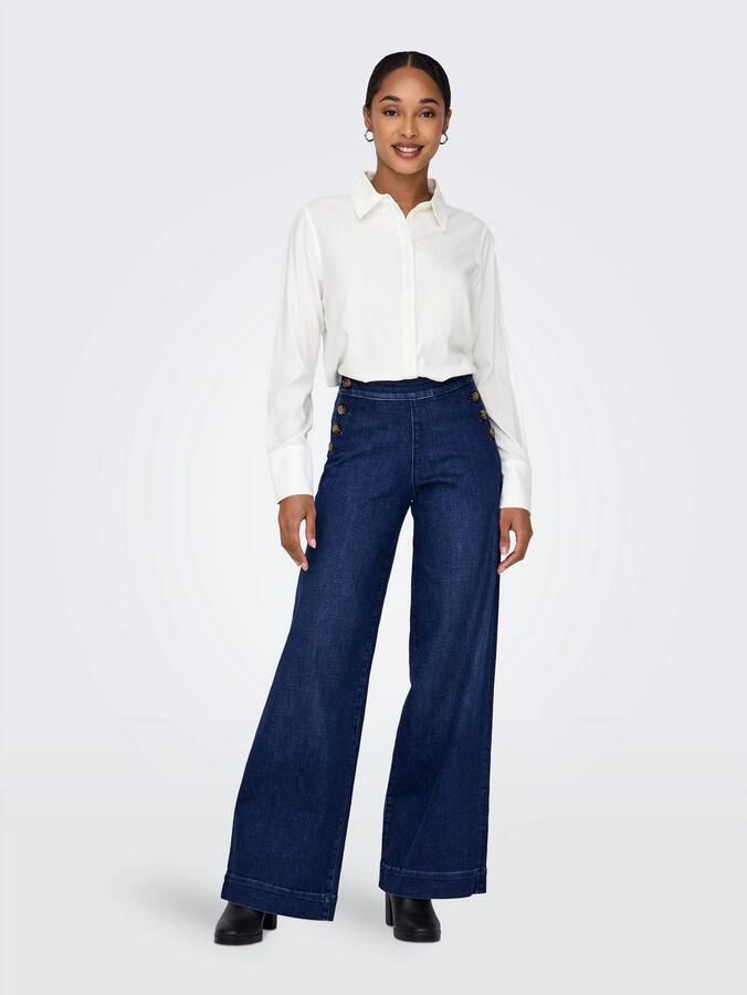 Only Overhemdblouse ONLBERIT LIFE L S SHIRT WVN - Foto 4