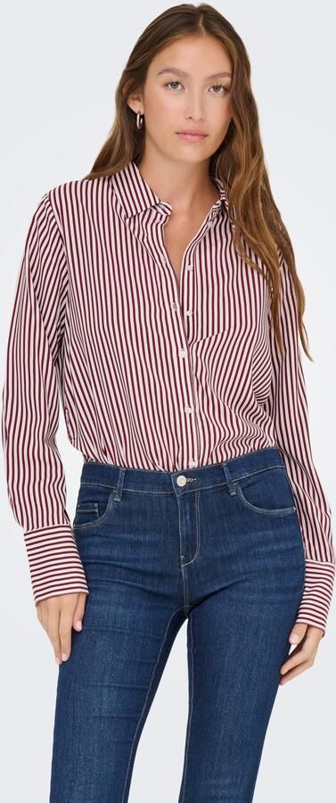 Only Overhemdblouse ONLBERIT LIFE L S SHIRT WVN - Foto 6