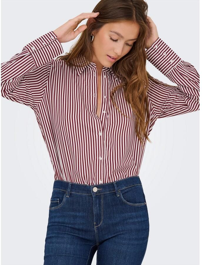 Only Overhemdblouse ONLBERIT LIFE L S SHIRT WVN