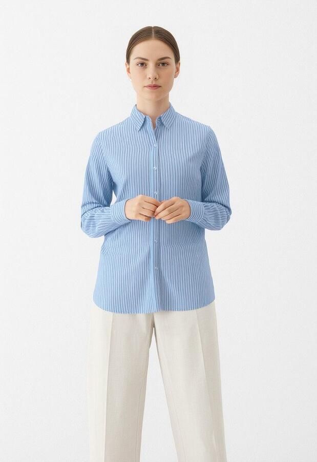 Only Overhemdblouse ONLBERIT LIFE L S SHIRT WVN - Foto 2