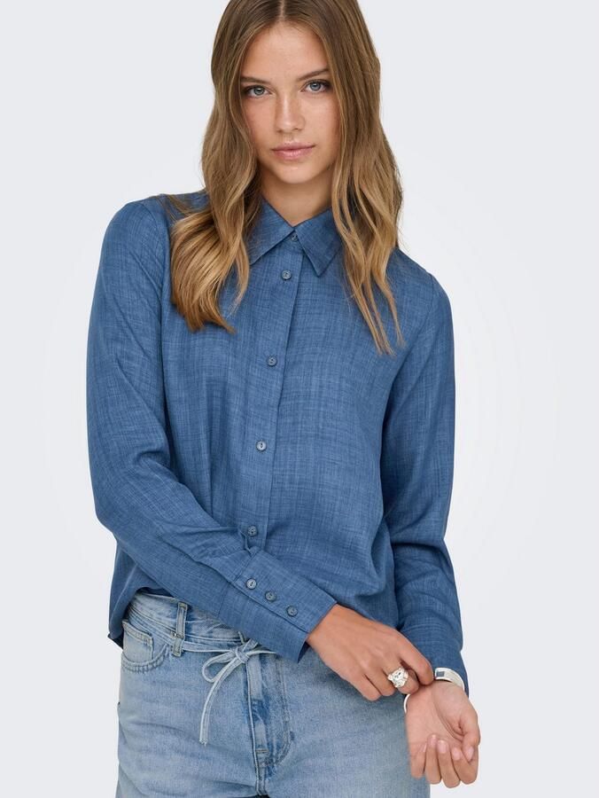 Only Overhemdblouse ONLBETTY MELLI LS SHIRT WVN