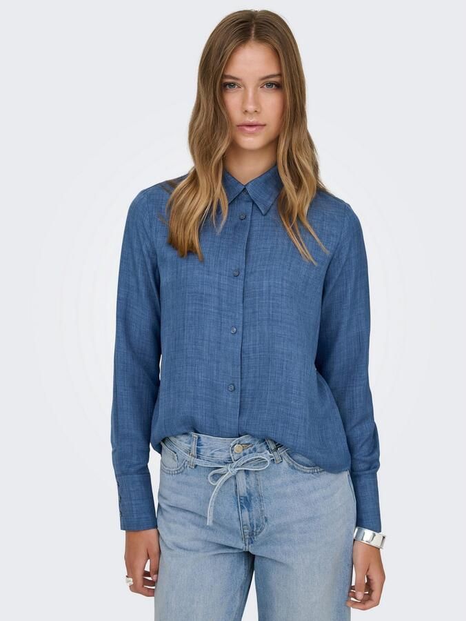 Only Overhemdblouse ONLBETTY MELLI LS SHIRT WVN - Foto 2