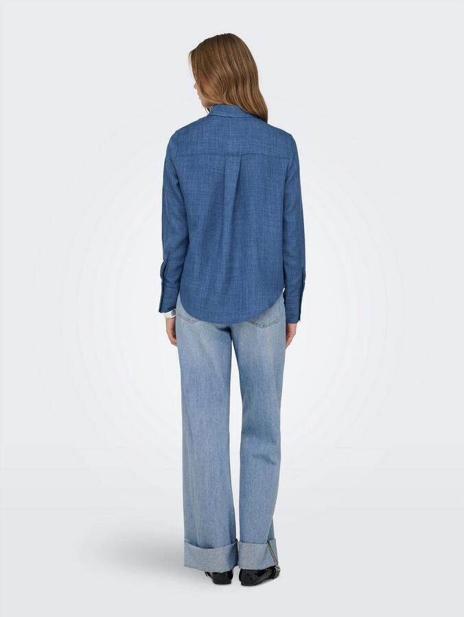 Only Overhemdblouse ONLBETTY MELLI LS SHIRT WVN - Foto 4