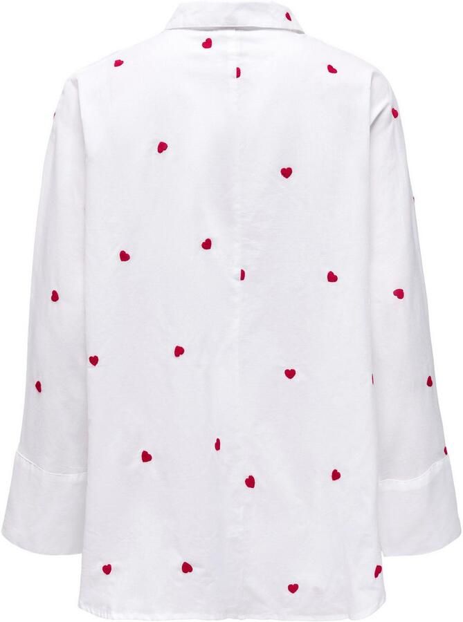 Only Overhemdblouse ONLNEW LINA GRACE LS EMB SHIRT NOOS WVN - Foto 6