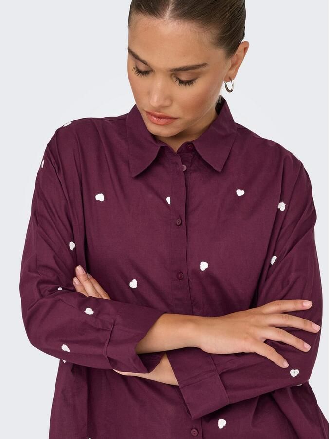 Only Overhemdblouse ONLNEW LINA GRACE LS EMB SHIRT NOOS WVN - Foto 3