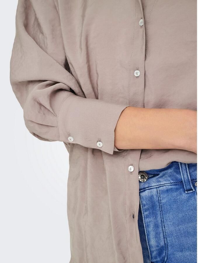 Only Overhemdblouse ONLZAZIMA L S LOOSE SHIRT WVN NOOS
