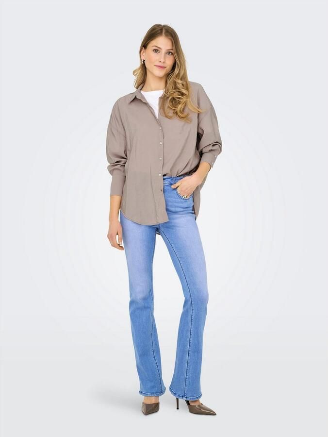 Only Overhemdblouse ONLZAZIMA L S LOOSE SHIRT WVN NOOS - Foto 4