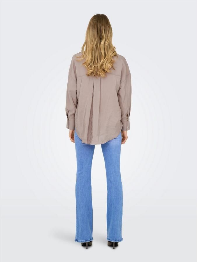 Only Overhemdblouse ONLZAZIMA L S LOOSE SHIRT WVN NOOS - Foto 5