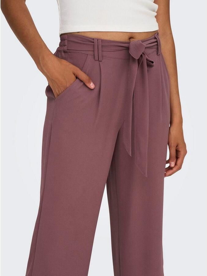 Only Palazzobroek ONLWINNER – Culottebroek met elastische band en tunnelkoord