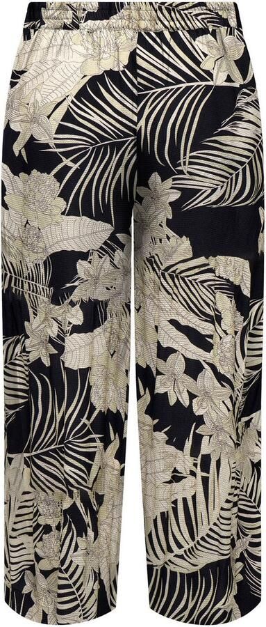 Only Palazzobroek ONLWINNER – Culottebroek met elastische band en tunnelkoord - Foto 8