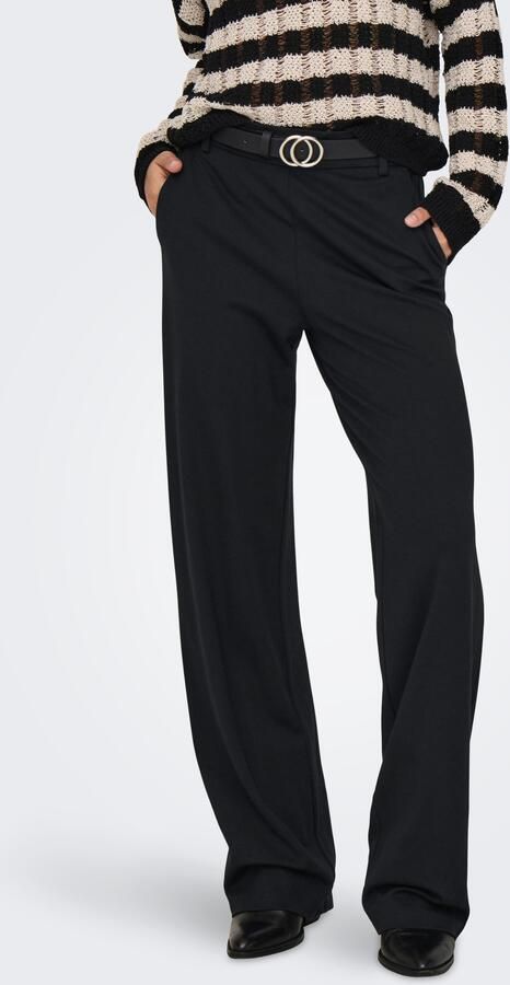 Only Straight leg pantalon met brede tailleband model 'POPTRASH' - Foto 6