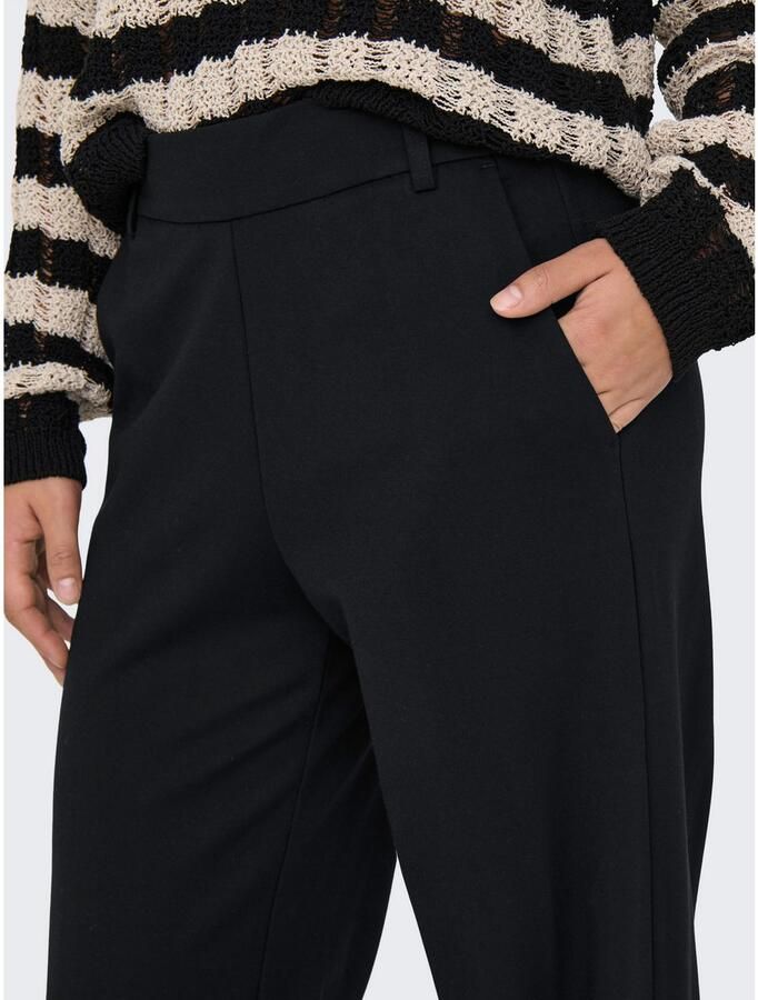 Only Straight leg pantalon met brede tailleband model 'POPTRASH' - Foto 3