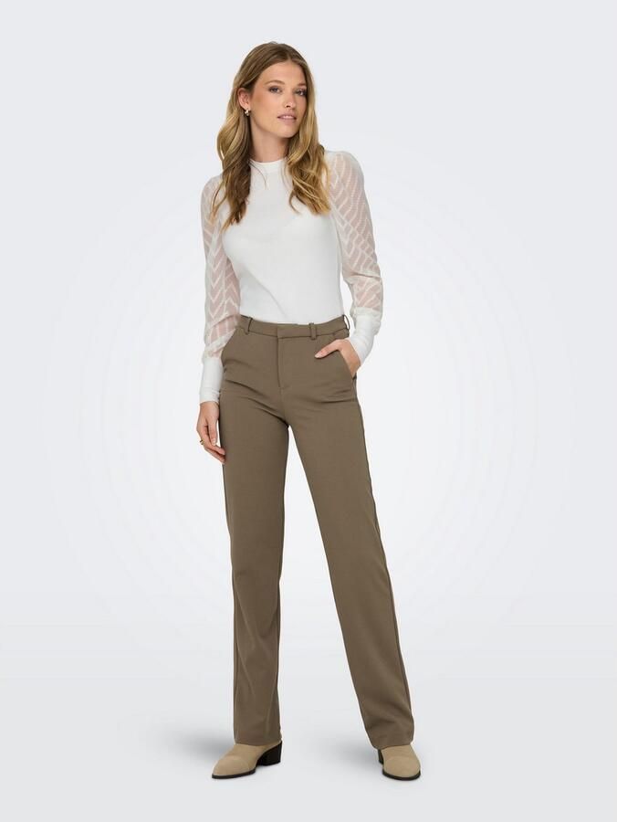 Only Pantalon ONLRAFFY – Broek met rechte pijpen en stretchcomfort - Foto 3