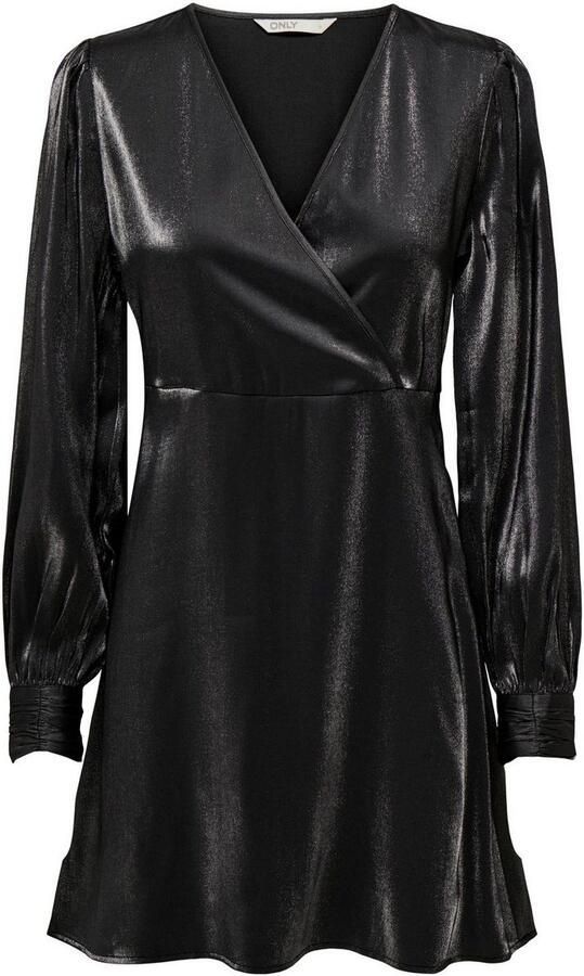 Only Party-jurk ONLERICA L S WRAP DRESS PTM - Foto 5