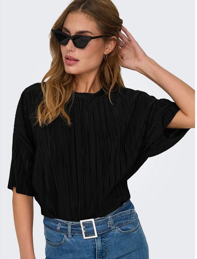Only Plisséshirt ONLRAVENNA S S PLISSE TOP NOOS JRS