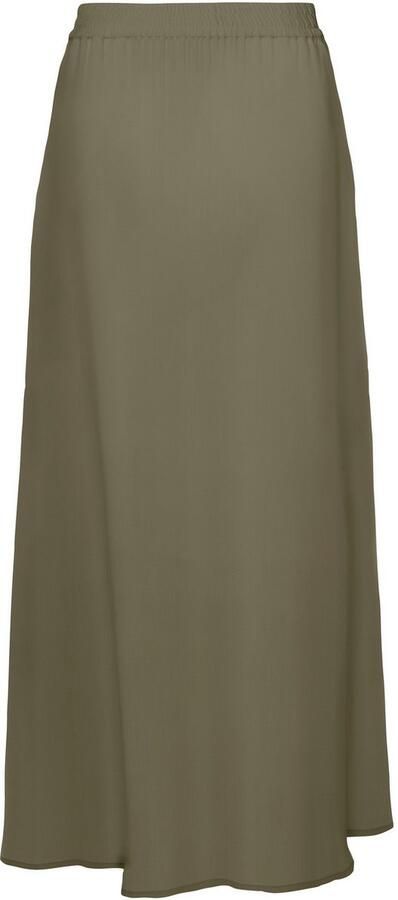 Only Plooirok ONLASTA – Enkellange rok met elastische band regular fit jersey polyester elastische band effen