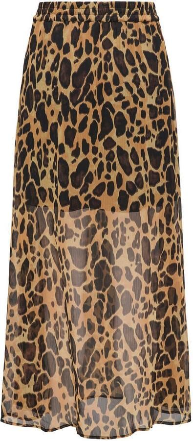 Only Plooirok ONLASTA – Enkellange rok met elastische band regular fit jersey polyester elastische band effen - Foto 8