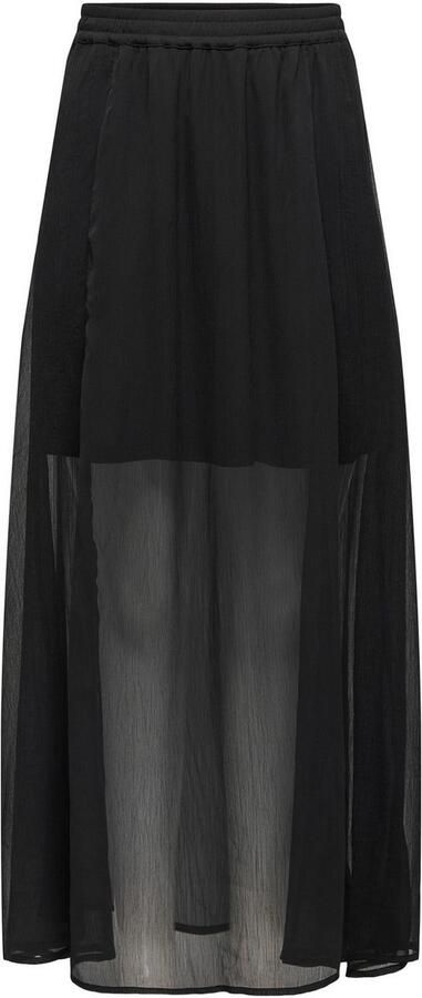 Only Plooirok ONLASTA – Enkellange rok met elastische band regular fit jersey polyester elastische band effen - Foto 2