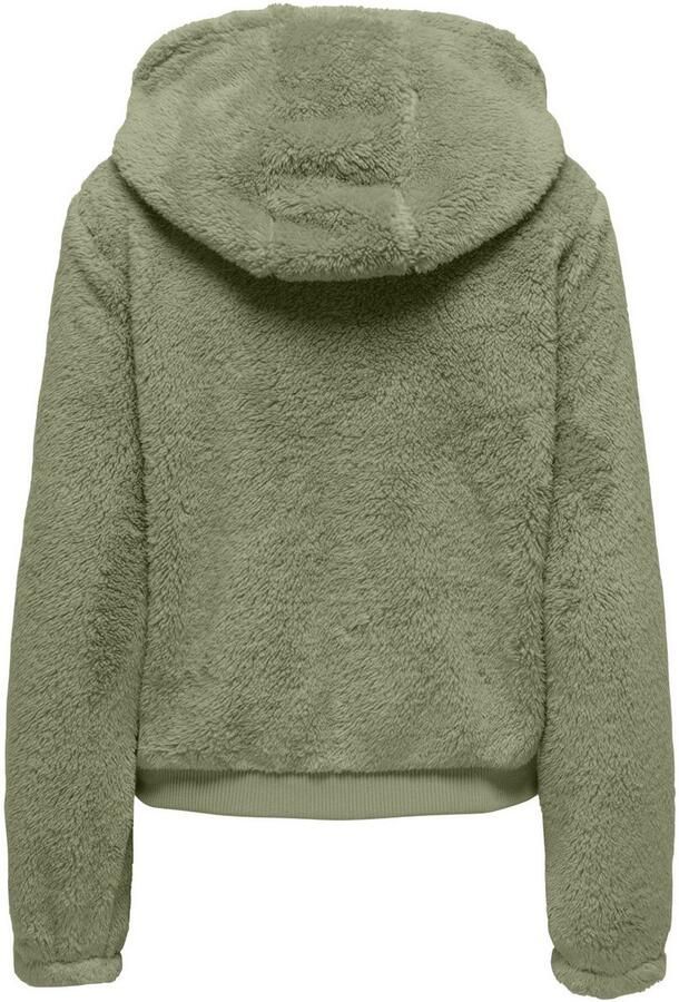 Only Pluche jas met capuchon ONLNEWANNA CONTACT SHERPA JKT OTW NOOS - Foto 3