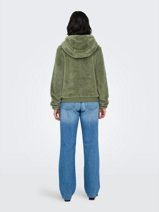Only Pluche jas met capuchon ONLNEWANNA CONTACT SHERPA JKT OTW NOOS - Foto 2