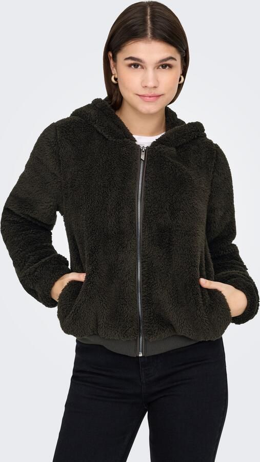 Only Pluche jas met capuchon ONLNEWANNA CONTACT SHERPA JKT OTW NOOS - Foto 6